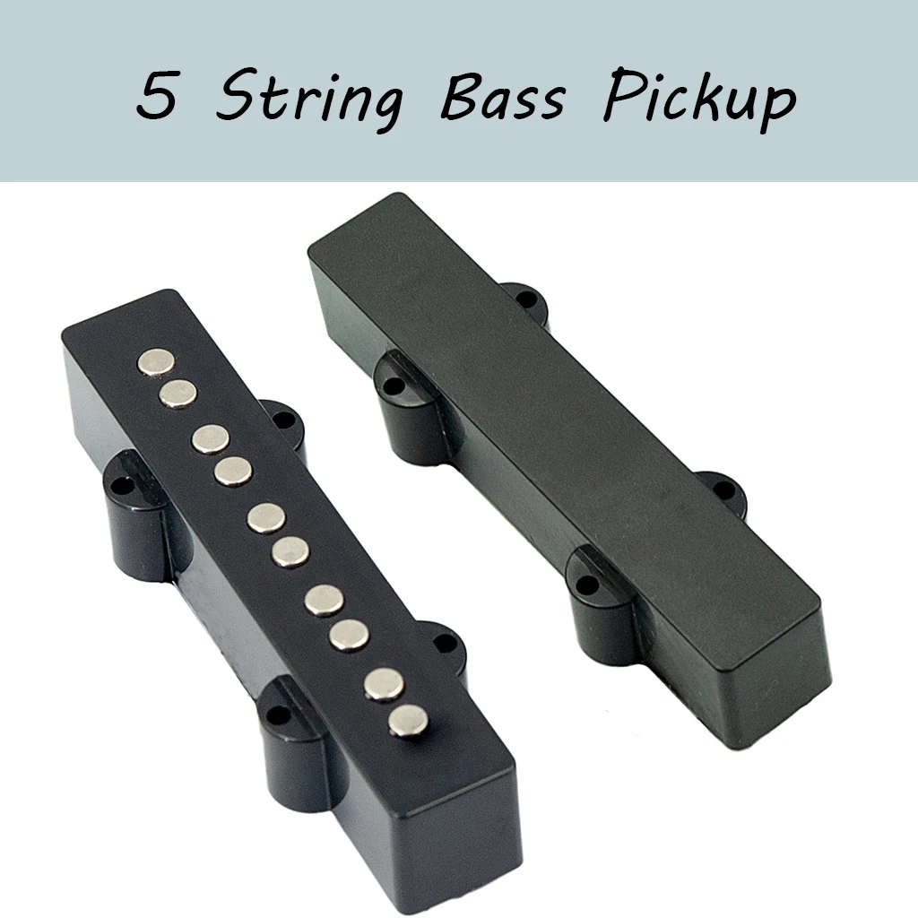 Керамический закрытый/открытый стиль 5 струн JB бас пикап Шея/мост Пикап для