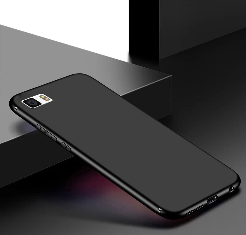 Чехлы для телефонов Huawei P8 силиконовый мягкий ТПУ тонкий черный чехол накладка P 8