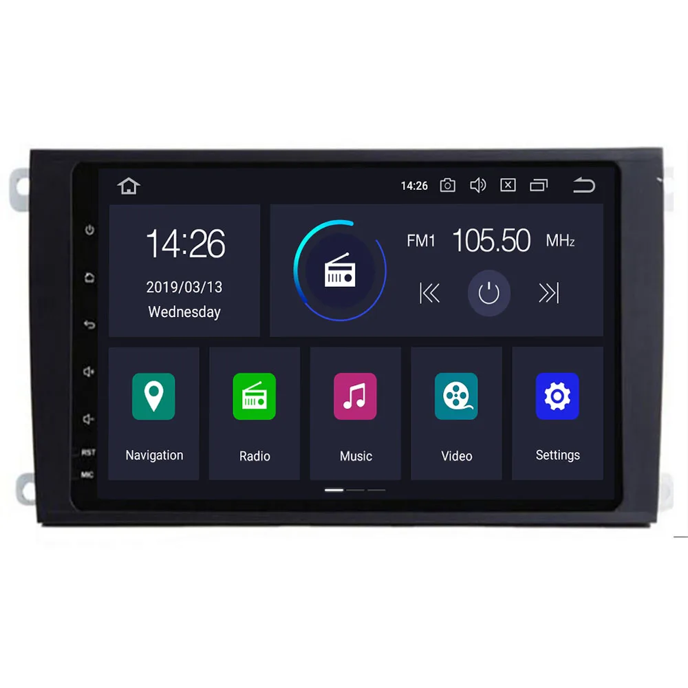 9 ''Android 10 Автомобильный мультимедийный Радио стерео плеер GPS OBD USB для Porsche Cayenne