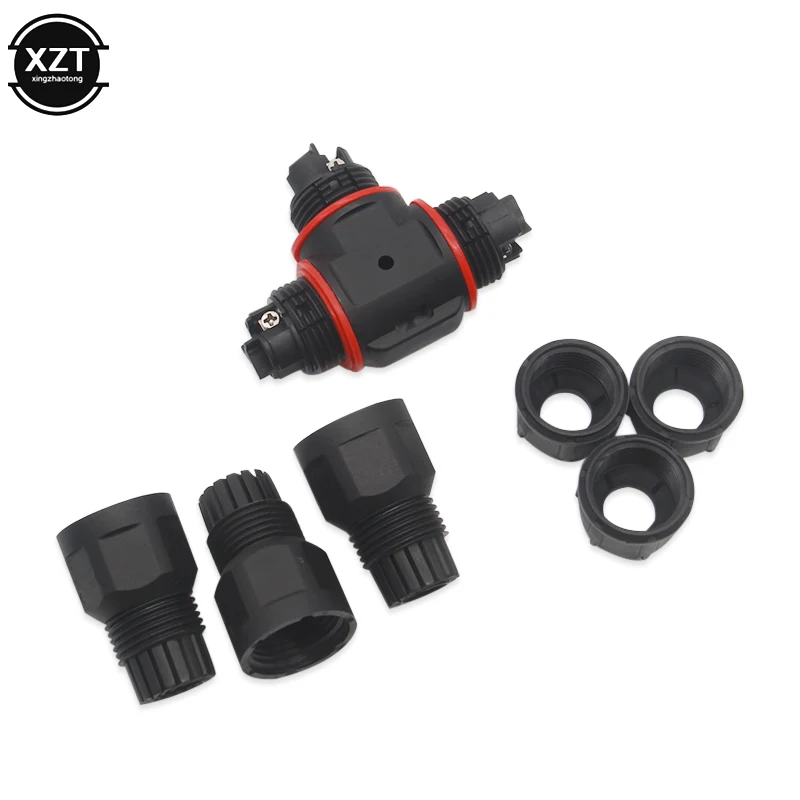 Водонепроницаемый t разъем IP68 2 контактный 3 электрический клеммный адаптер