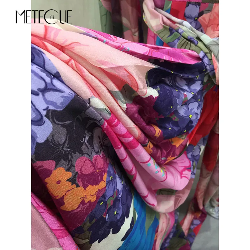 

100% Silk Floral Dress 2021 Spring Summer New Fashion Long Sleeve Women Dress with Belt