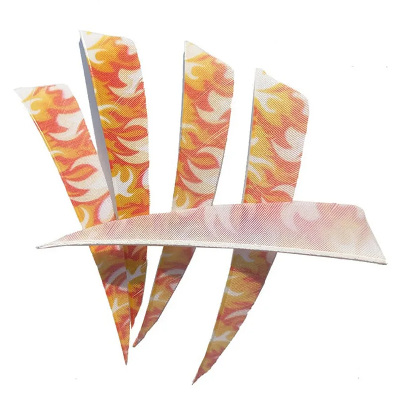 30pcs 4" Turkey Feather Nature Archery Arrow Fletches Shield Shape Fletching DIY Tools For Bow Training Shooting Accessories | Спорт и
