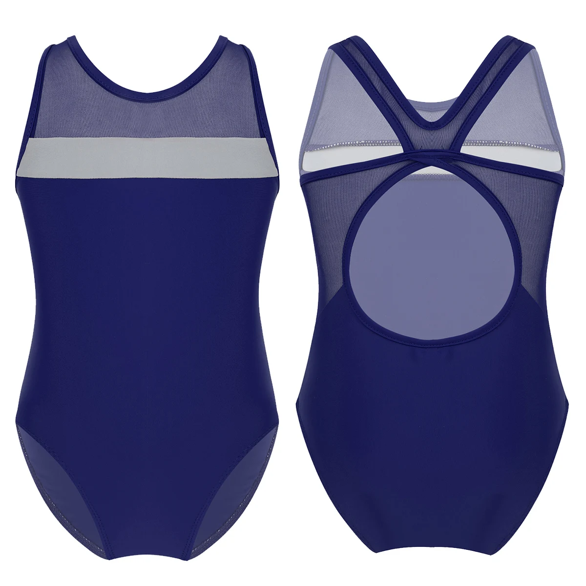 ChicTry/Новинка Сетчатое платье без рукавов с вырезами на спине