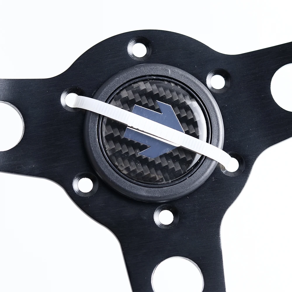 carbon fiber Итальянская рулевая рулевой клаксон Кнопка гоночный рупорный переключатель кнопочная крышка - Цвет: carbon fiber