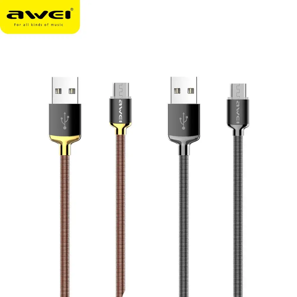 Наушники-вкладыши AWEI CL-27 кабеля для передачи данных 30 см с металлическими