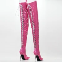 4 72in high height sex boots party boots pointed toe stiletto heel over the knee boots us size 6 13 no 756