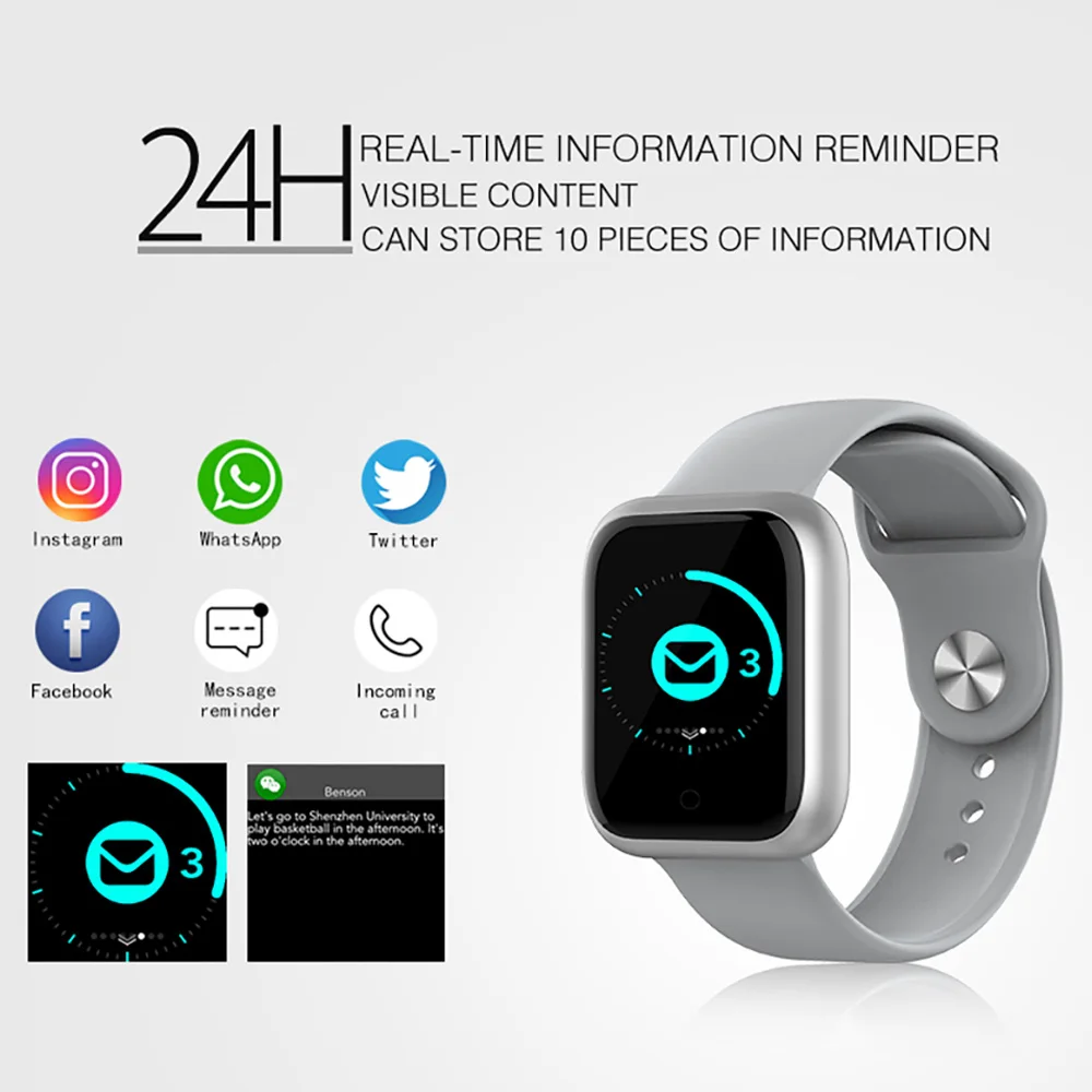 Модные женские и мужские Смарт-часы 2020 пульсометр артериальное давление