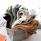 Носки женские с вышивкой в виде кота, 10 пар, Размеры 35-42