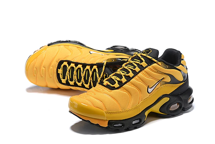 Оригинальные мужские кроссовки для бега Nike Air Max Plus, дышащие удобные кроссовки, дизайнерская Противоударная Беговая обувь, спортивная обувь