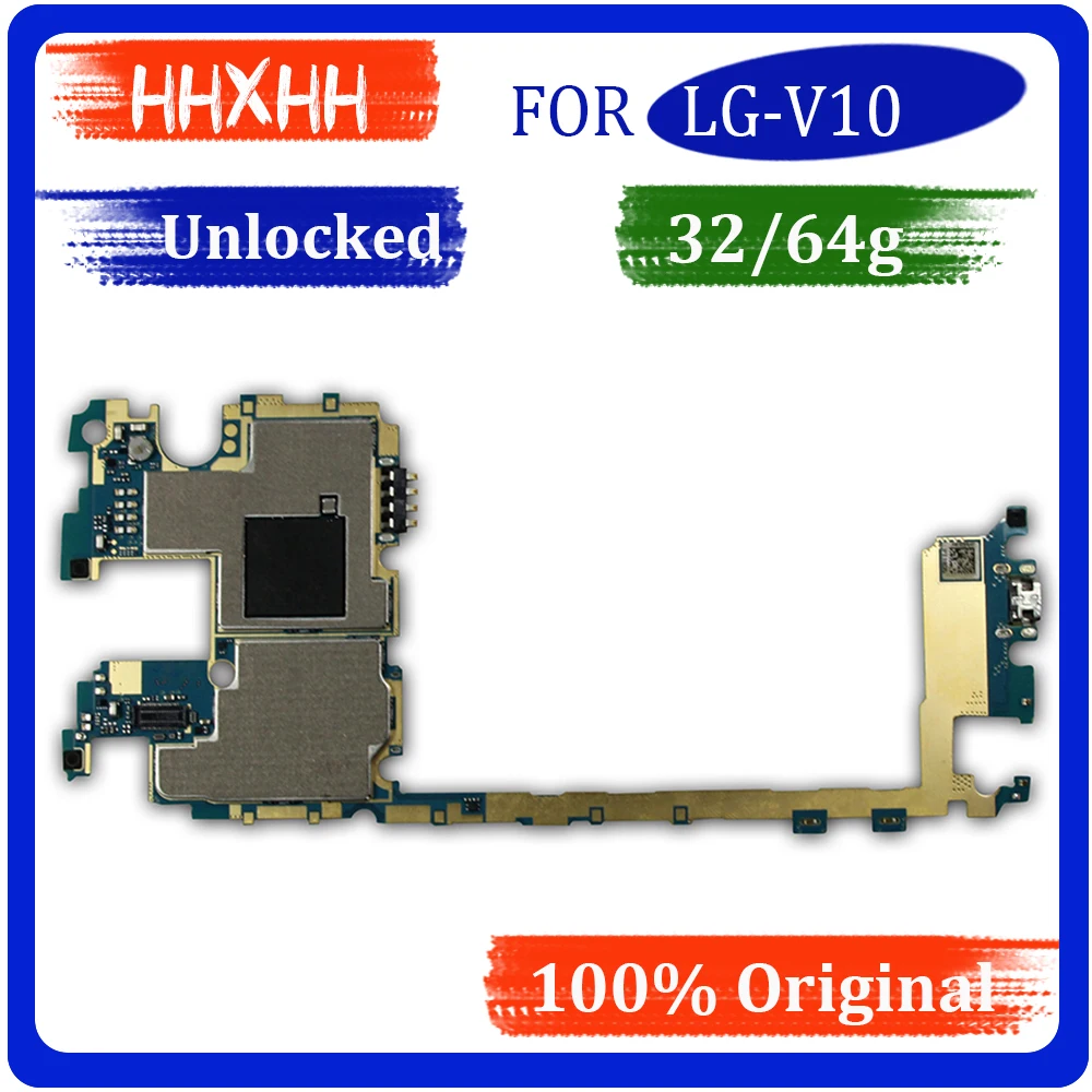 Hhxhh разобрать лоджик борд для LG V10 материнская плата H960A H960 H962 H961N H900 H901 VS990 F600LSKG H968 с полным набором чипов