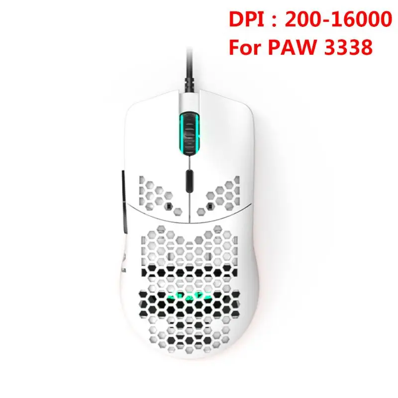 

AJ390 Lightweight Wired Mouse Hollow-out Gaming Mouce Mice 6 DPI Adjustable 7Key