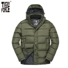 Куртка мужская зимняя с подкладкой, с капюшоном, ветрозащитная