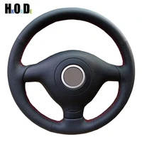 artificial leather car steering wheel covers for volkswagen vw golf 4 passat b5 1996 2003 seat leon 1999 2004 polo 1999 2002
