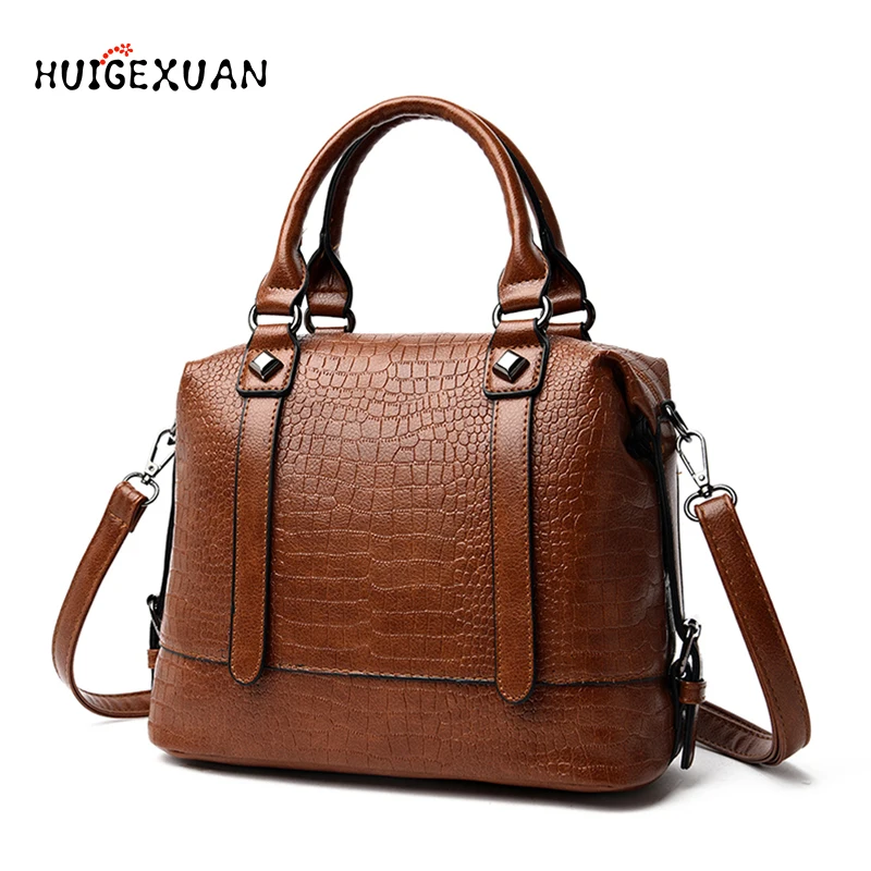 Новинка Женская Роскошная Кожаная сумка высокое качество на молнии женские