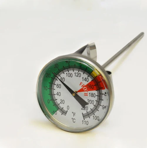 

Kitchen Steel Milk Froth Thermometer Espresso Coffee Temperature Meter