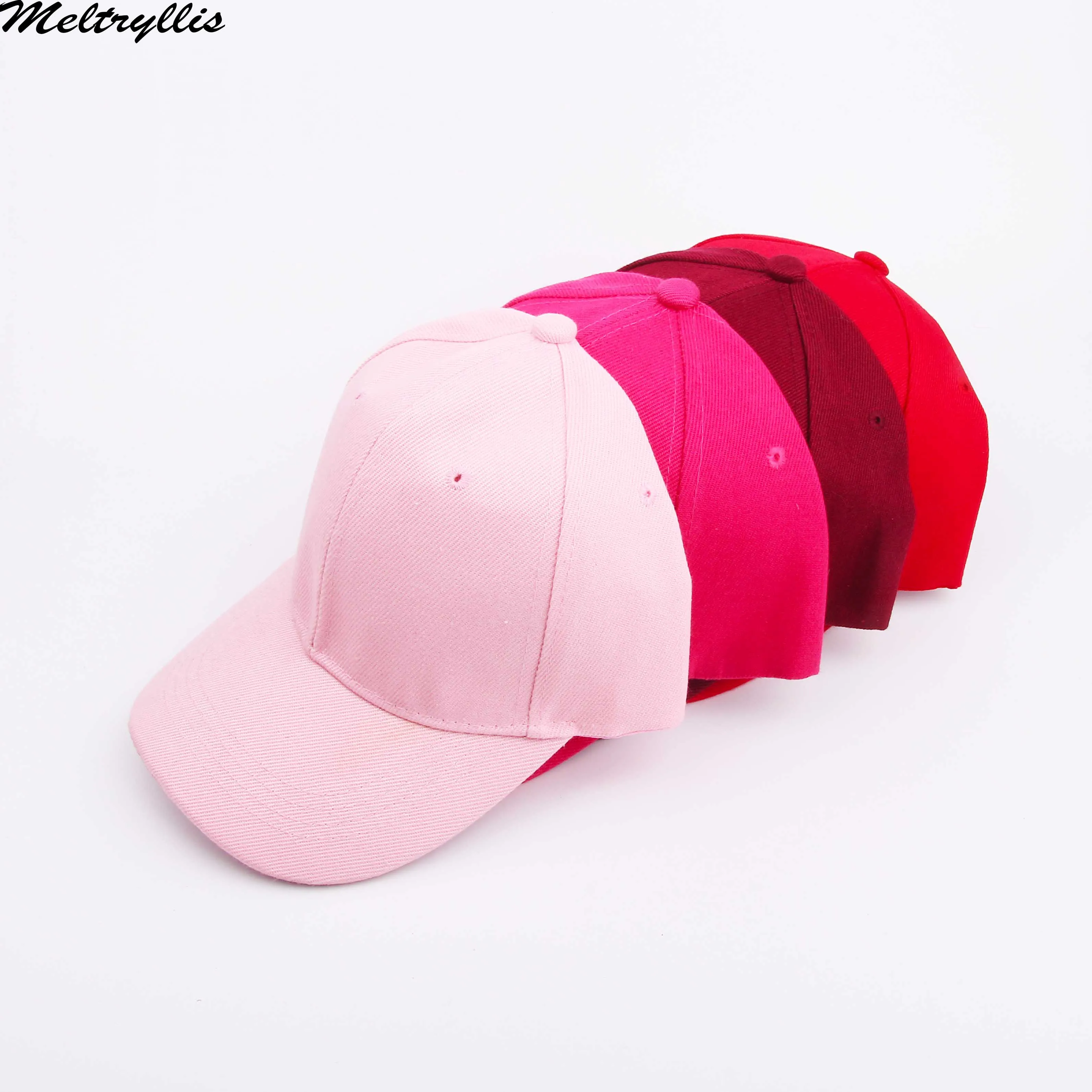 [Meltryllis] однотонная модная бейсбольная кепка высокого качества из хлопка уличная