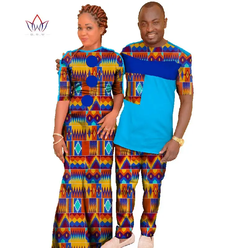 Африканское платье для пар африканские платья женщин и мужчин африканская