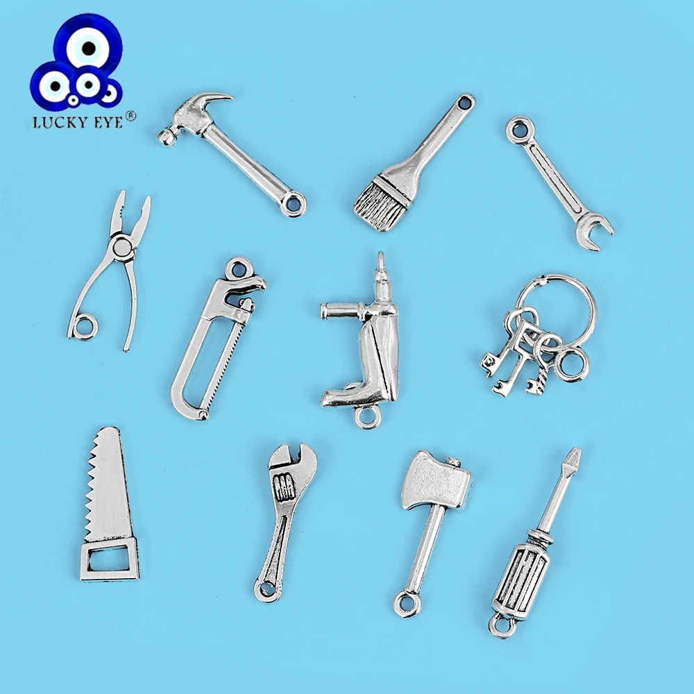 Подвески из сплава Lucky Eye 11 шт. для изготовления ювелирных изделий ручной работы
