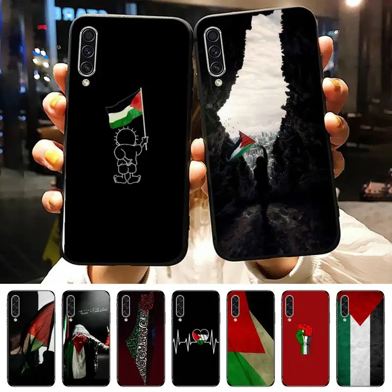 

Palestine Flag Logo pattern Phone Case For Samsung galaxy A S note 10 7 8 9 20 30 31 40 50 51 70 71 21 s ultra plus