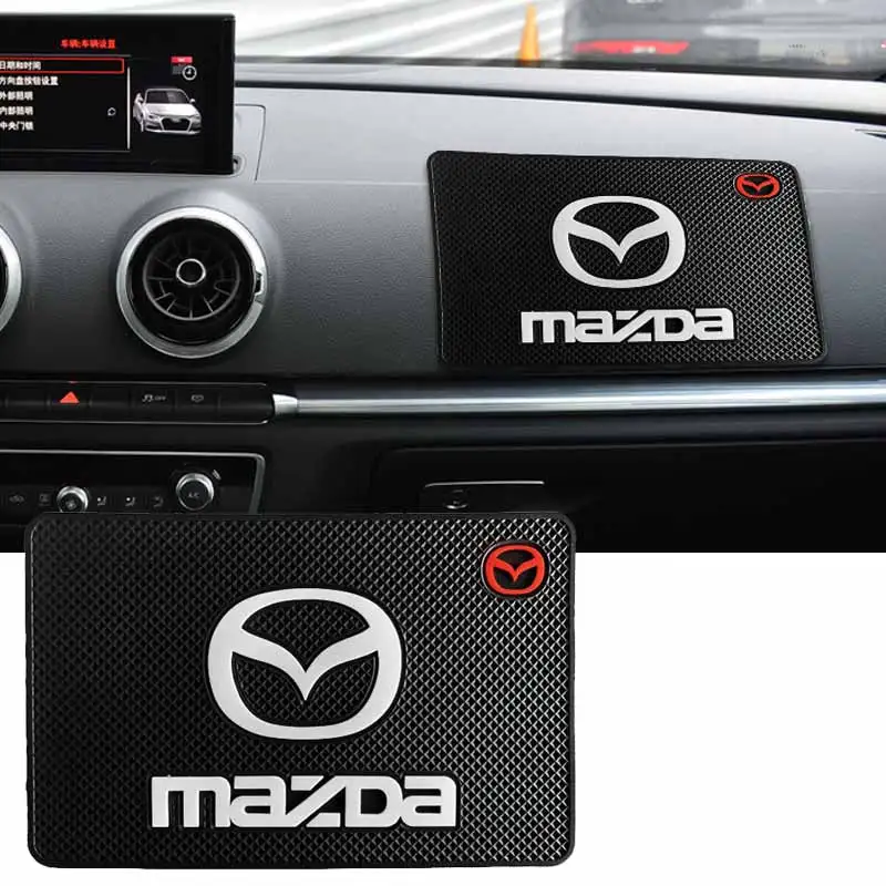 

1pcs Car Interior Mobile Phone Anti-Slip Mat for Mazda 2 3 4 5 6 7 8 ATENZA Axela 5 6 323 626 RX8 CX6 CX5 CX4 MX3 MX5 Interior