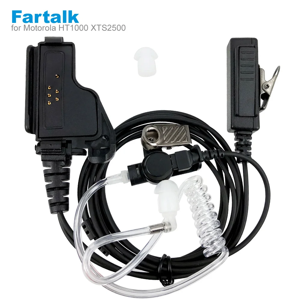 

Headset Acoustic Tube Earpiece Mic for Motorola MTX XTS HT1000 XTS5000 XTS2500 MTS2000 MT2000 GP900 Walkie Talkie Two Way Radio