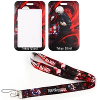 lx830 anime key lanyard id campus card badge holder phone rope for pendant usb neck strap cord lariat keychain for women men