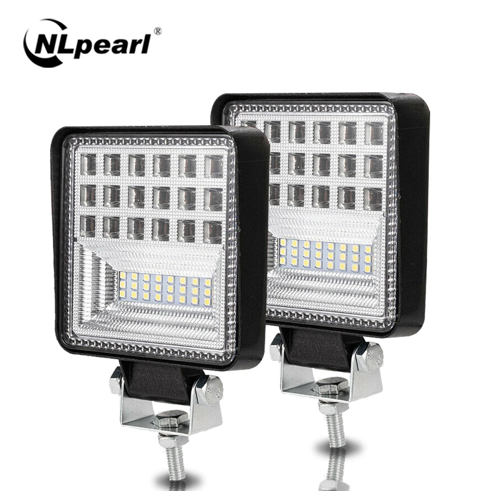Светодиодный комбинированный рабочий светильник Nlpearl 4 '྄ Вт 126 для грузовиков