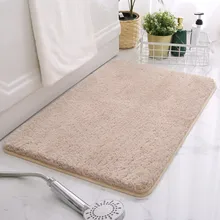 Extra Thicken Bathroom Bath Mat Floor Carpets For Lavatory Washroom Bathtub Side Microfiber Solid Color Toilet Rugs Large Size Extra Thicken Bathroom Bath Mat Floor Carpets For Lavatory Washroom Bathtub Side Microfiber Solid Color Toilet Rugs Large Size