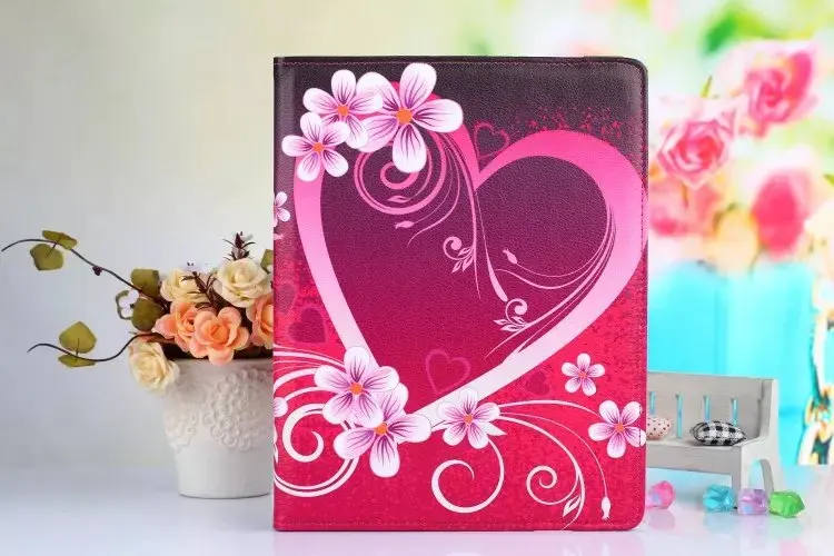 Чехол с цветочным рисунком для ipad 2/3/4 9 7 дюйма чехлы из искусственной кожи