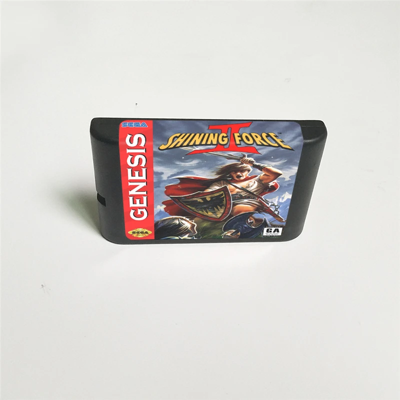 Игровая приставка Shining Force II 2 (экономия аккумулятора)-крышка США с розничной