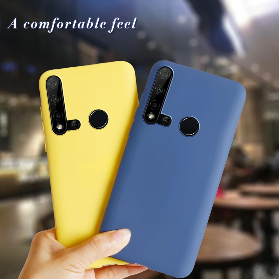 Мягкий силиконовый чехол для huawei Nova 5i 6,4 