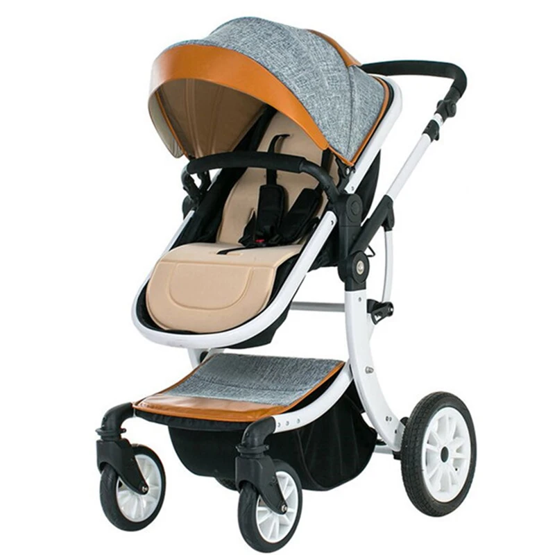 

Baby Stroller Can Sit and Lie Down High Landscape Car Baby Folding Car Newborn Children 0-3 Years Old Children Use Stroller