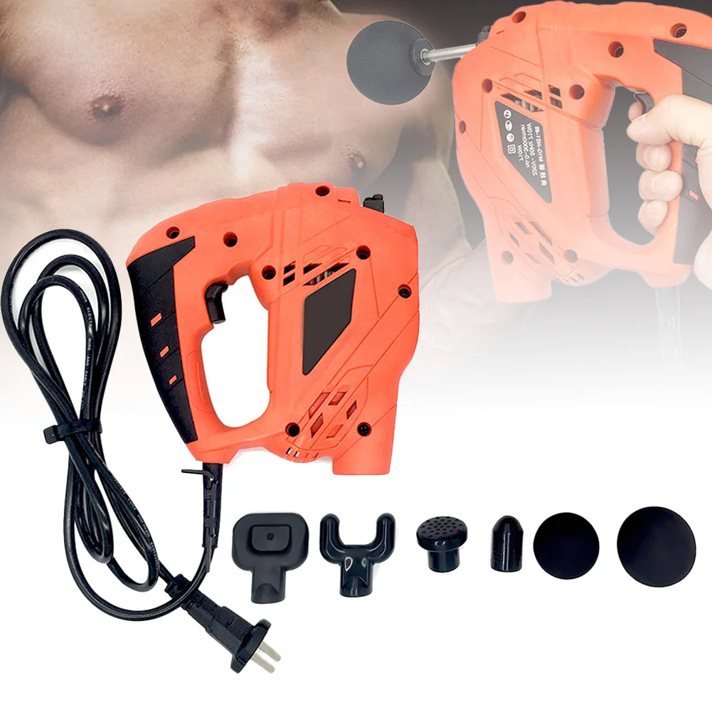 Электрический массаж мышц для пистолета массажер высокочастотный вибрирующий