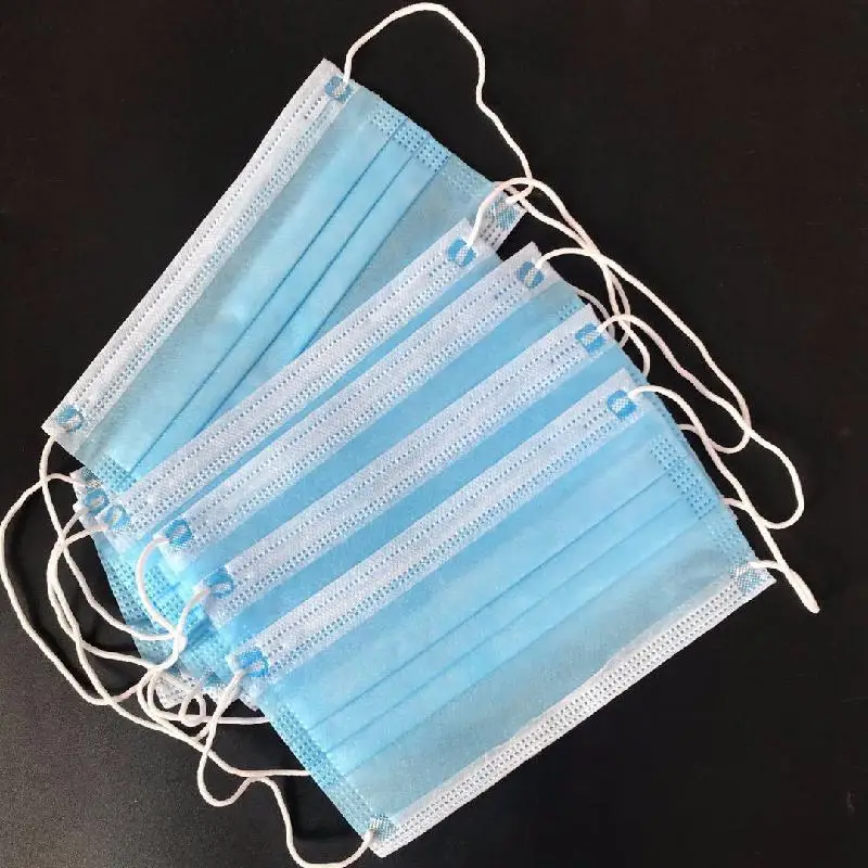 

10pcs/50pcs/100pcs/500pcs Fast Shipping Anti-pollution Filter Dust Face Mask Disposable 3 Ply Non-woven Meltblown Masks