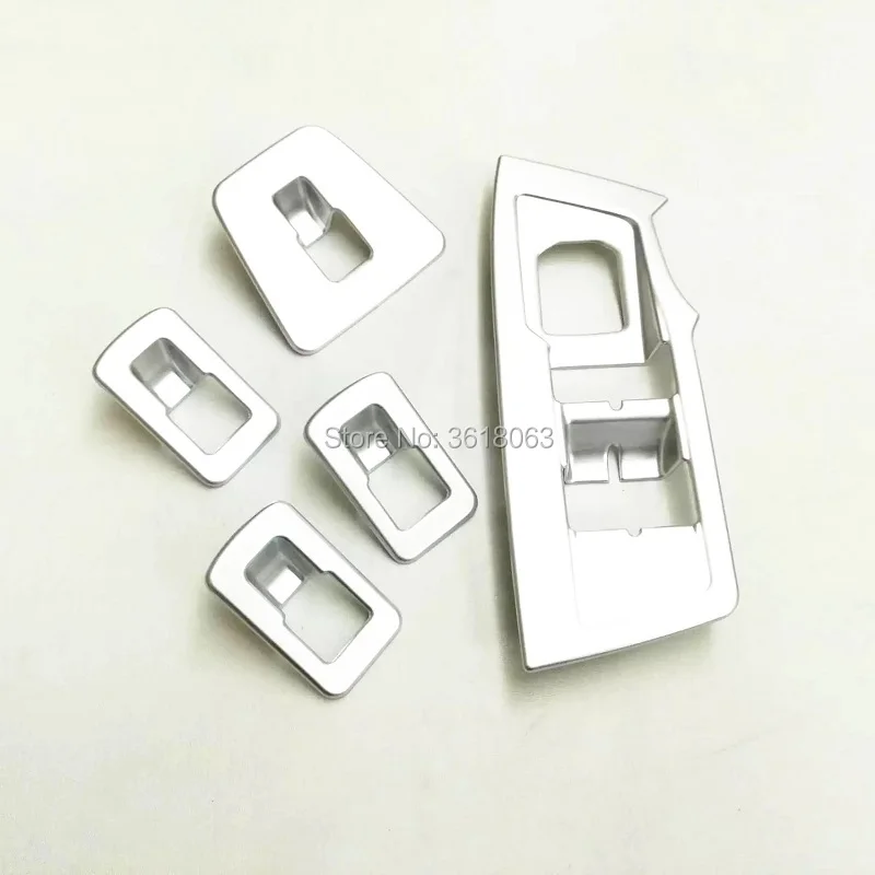 For Volkswagen Tiguan L 2017- 2019 ABS Chrome Window Glass Switch Lift Button Armrest panel Cover Frame Trim Sticker Accessory | Автомобили