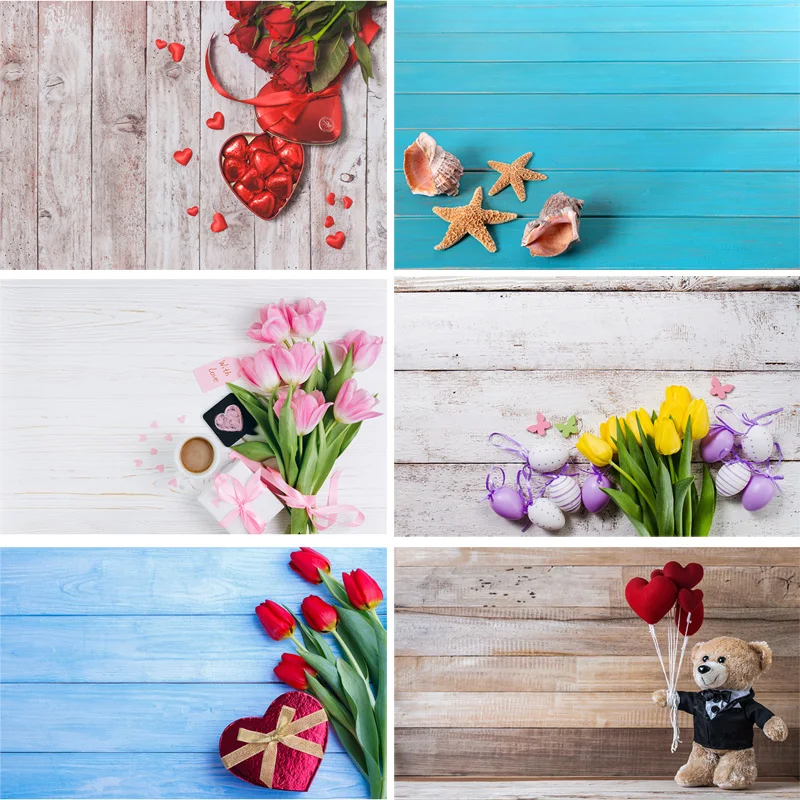 

SHENGYONGBAO Vinyl Custom Photography Backdrops Prop Wooden Planks Theme Photography Background 200309HZ-011