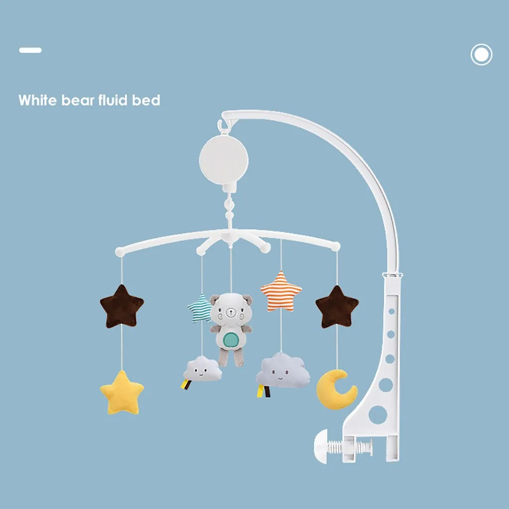 Новинка детские игрушки для кроватки 0-12 месяцев подвесной мобиль музыкальный