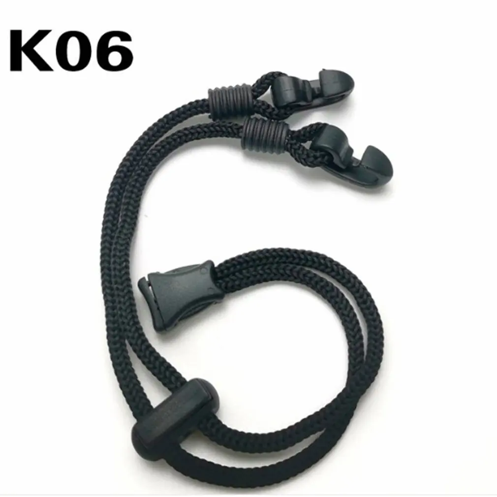 

K06 mask hook Anti-lost Personality adjustable rope webbing hanging neck hook and ear adjustment extension strap
