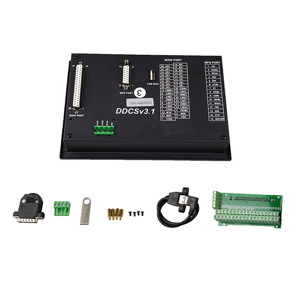 Обновление DDCSV3.1 3/4 axis 500 кГц G-код Автономный контроллер для замены контроллера Mach3