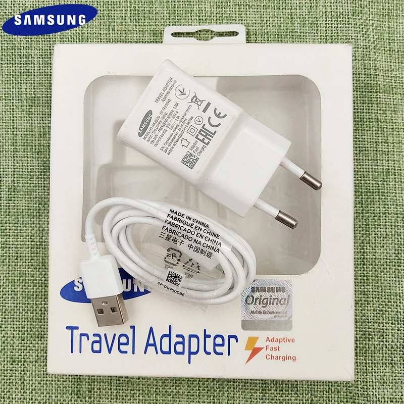 Оригинальное зарядное устройство Samsung S10 S9 S8 Plus быстрая зарядка 9 В 1 67 А адаптер USB C