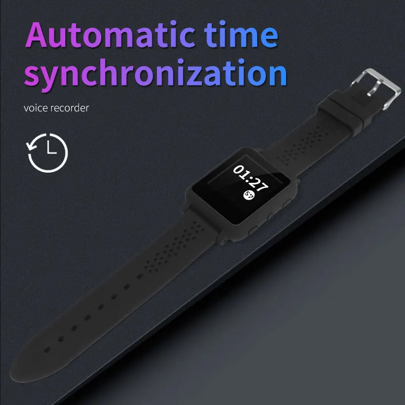Смарт часы с 1 5 дюймов Экран функцией шагомера Smartwatch музыкальный плеер голосовой