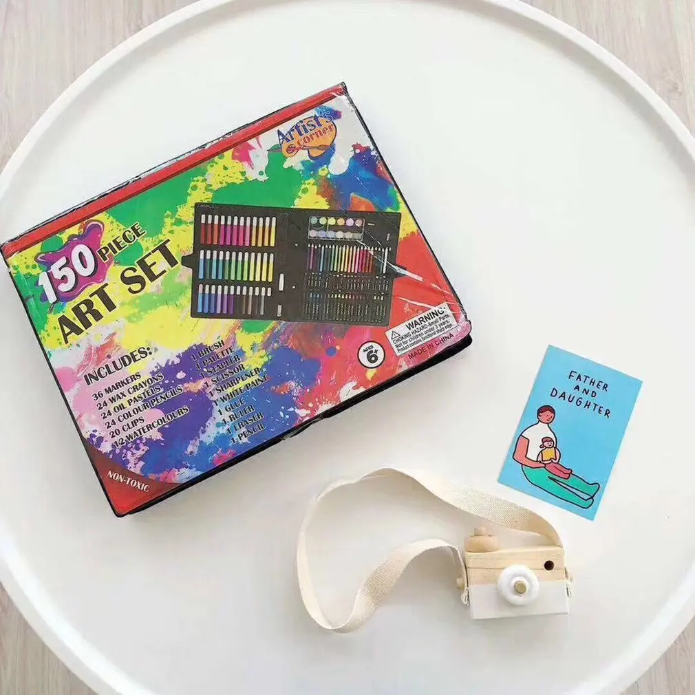 

150-piece Set Of Children's Brush Set Gift Box Kindergarten Watercolor Children's Day Gift Painting Pen Suit