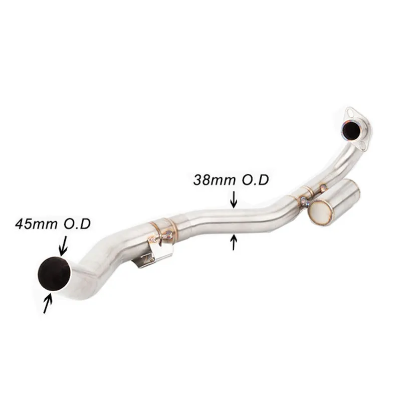 Выхлопная труба для мотоцикла передняя секция CRF150F CRF230F CRF250R Соединительная с