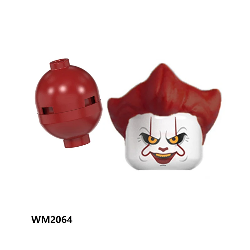 Экшн-фигурки из фильма ужасы на Хэллоуин It Pennywise Hellraiser мини-кирпичи экзорцист