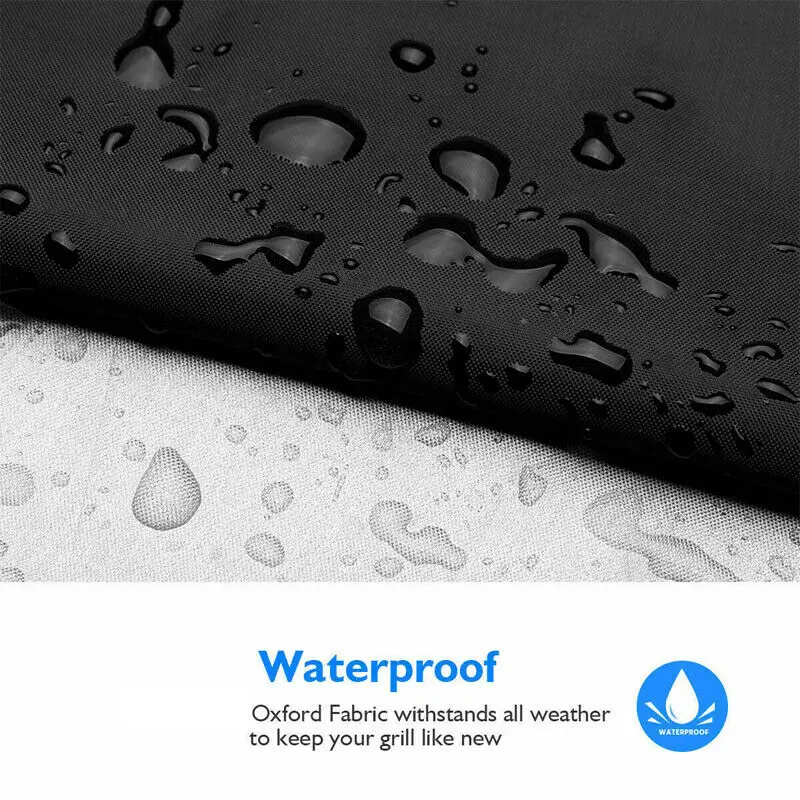 Черный водонепроницаемый чехол для барбекю аксессуары гриля защита от пыли