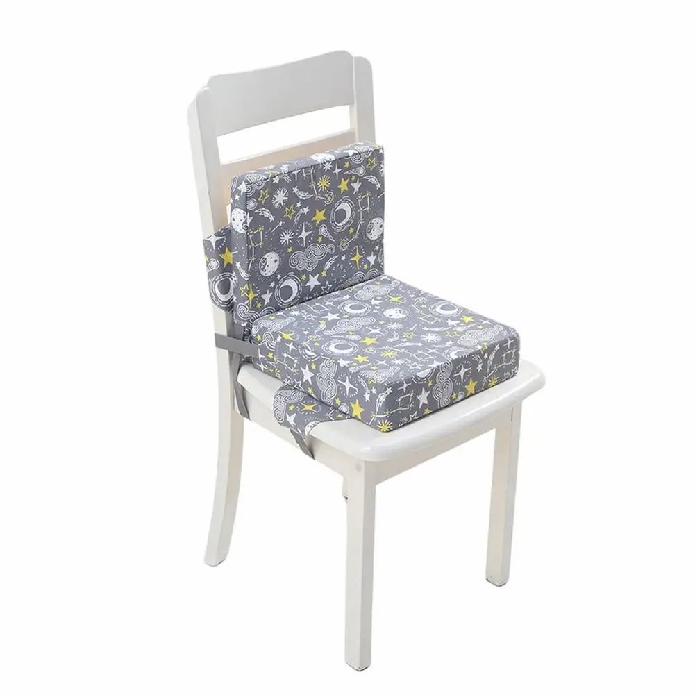

Dining Chair Heightening Cushion Portable Dismountable Adjustable Chair Booster Washable Thick Chair Seat Pad Mat For Baby Tod