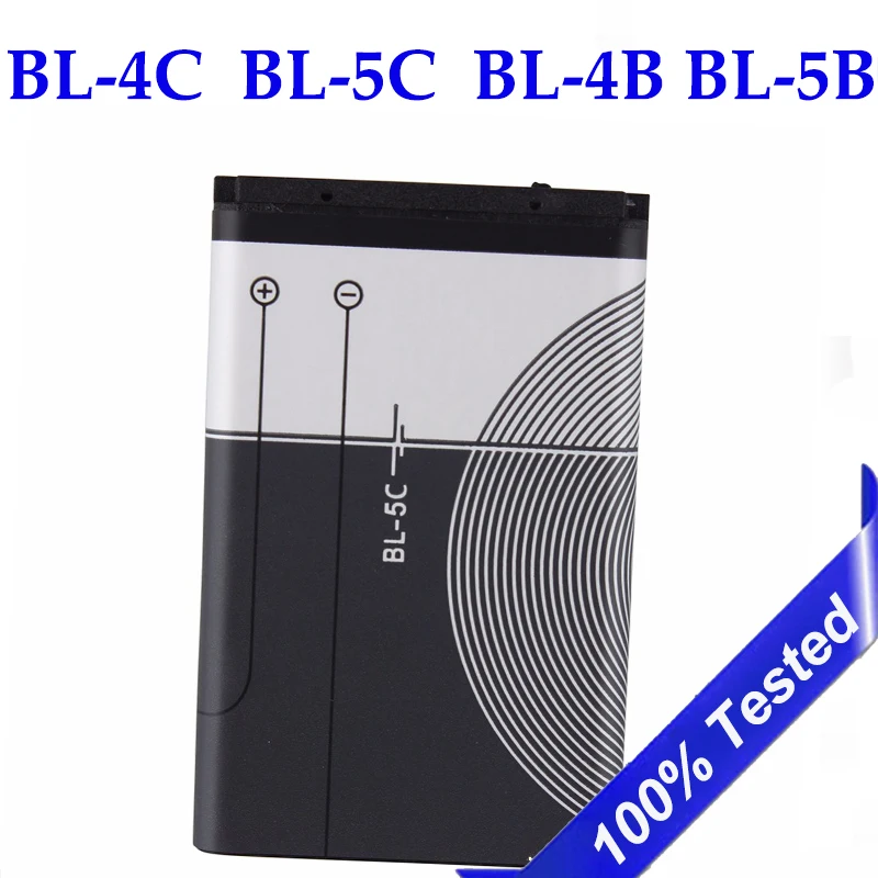 Аккумулятор для Nokia BL 5C BL5C мобильный телефон с аккумулятором 6100 6260 6300 6136 5070 2630 1110i