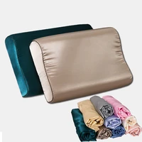 solid color europe and america with zipper pillowcase decoration rectangular pillowcase silk throw pillowcase 40 x60cm 30x50cm
