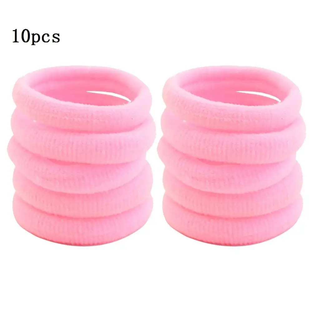 10pcs 28 шт., одноцветная шелковая атласная лента для волос Ligas Para Cabello Chouchou Cheveux Femme, инструменты для укладки волос, косички для волос - Цвет: 10pcs