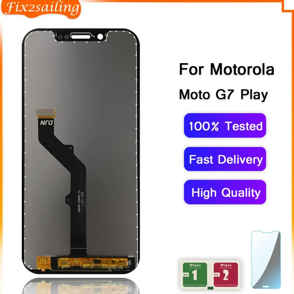 ЖК дисплей для Motorola Moto G7 Play xtсвязь сенсорный экран сенсорная панель дигитайзер в